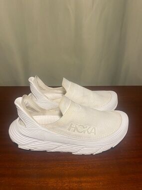 Hoka One One U Restore TC  Raw White Unisex Men’s Size 14/WMNS 15 Shoes